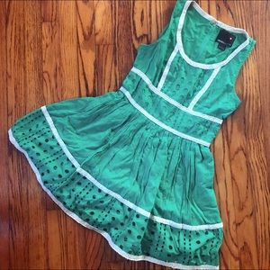 Green Fit and Flare F21 Dress